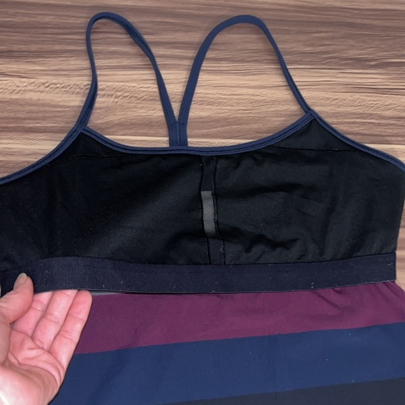 Lululemon power Y tank Lyon light striped tank top - Picture 8 of 16